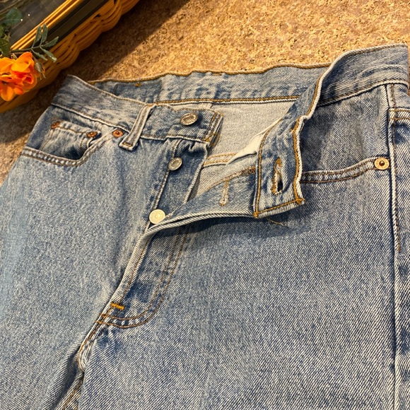 Vintage 501 Button Fly Levi’s Blue Jeans Tag Says W29xL30 Made in USA 92? - Picture 1 of 16